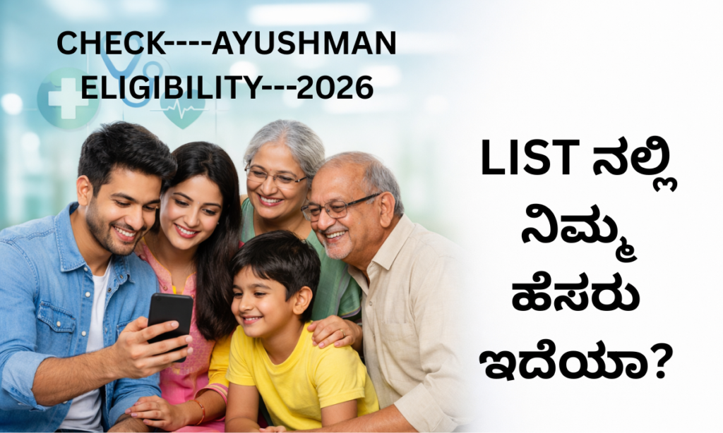 PM Ayushman Bharat eligibility check process 2026 Karnataka citizens guide