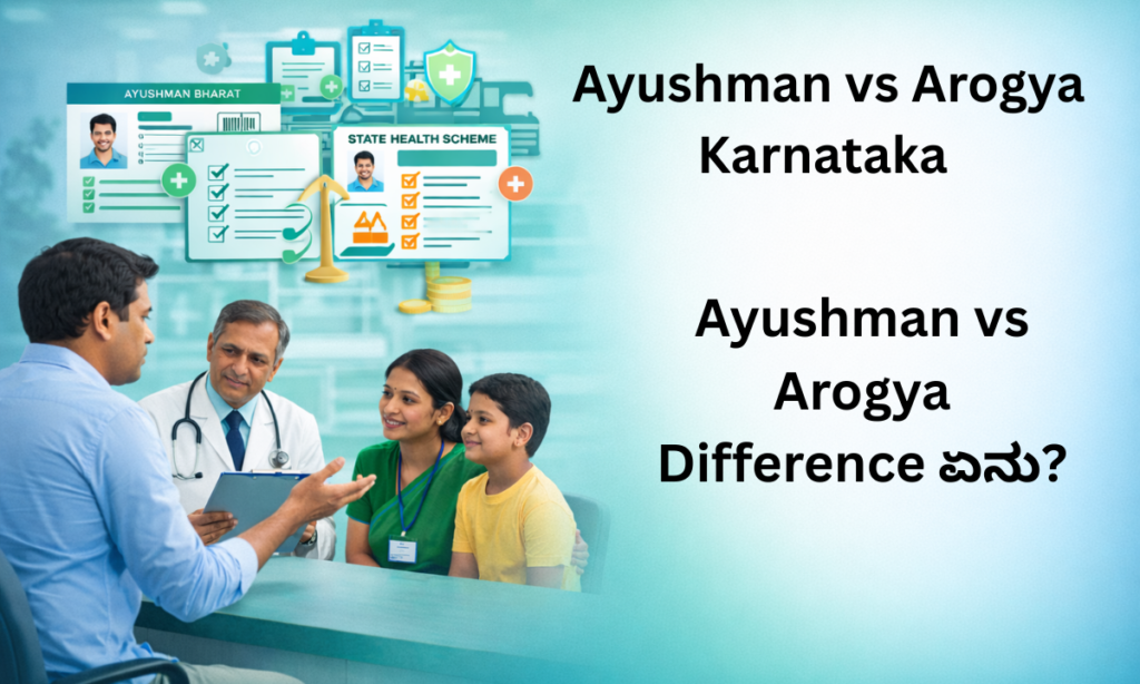 Ayushman vs Arogya Karnataka comparison