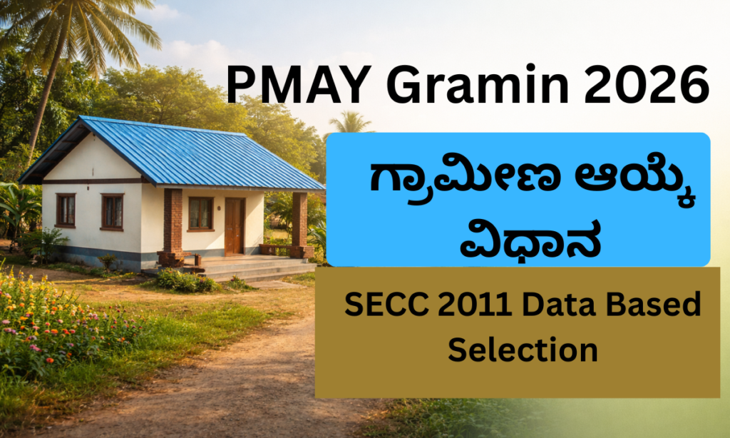 PMAY gramin SECC selection process 2026 Kannada guide