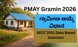 PMAY gramin SECC selection process 2026 Kannada guide